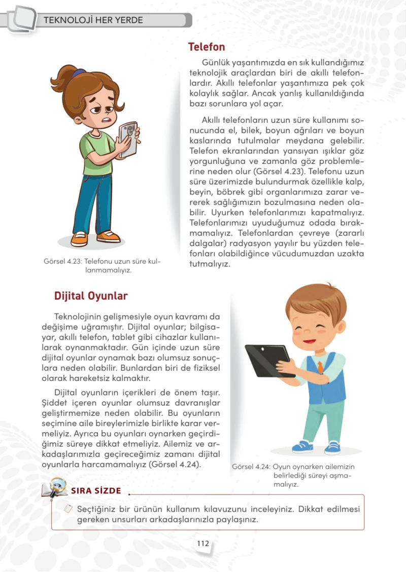 4. Sınıf Sosyal Bilgiler Ders Kitabı Cevapları Meb Yayınları Sayfa 112