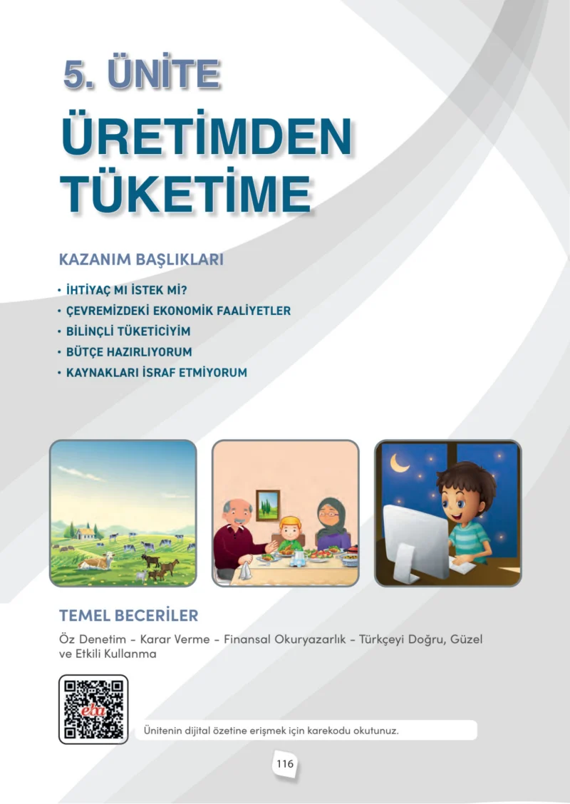 4. Sınıf Sosyal Bilgiler Ders Kitabı Cevapları Meb Yayınları Sayfa 116