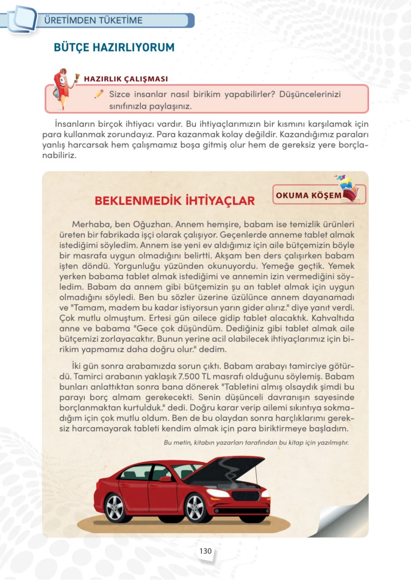 4. Sınıf Sosyal Bilgiler Ders Kitabı Cevapları Meb Yayınları Sayfa 130