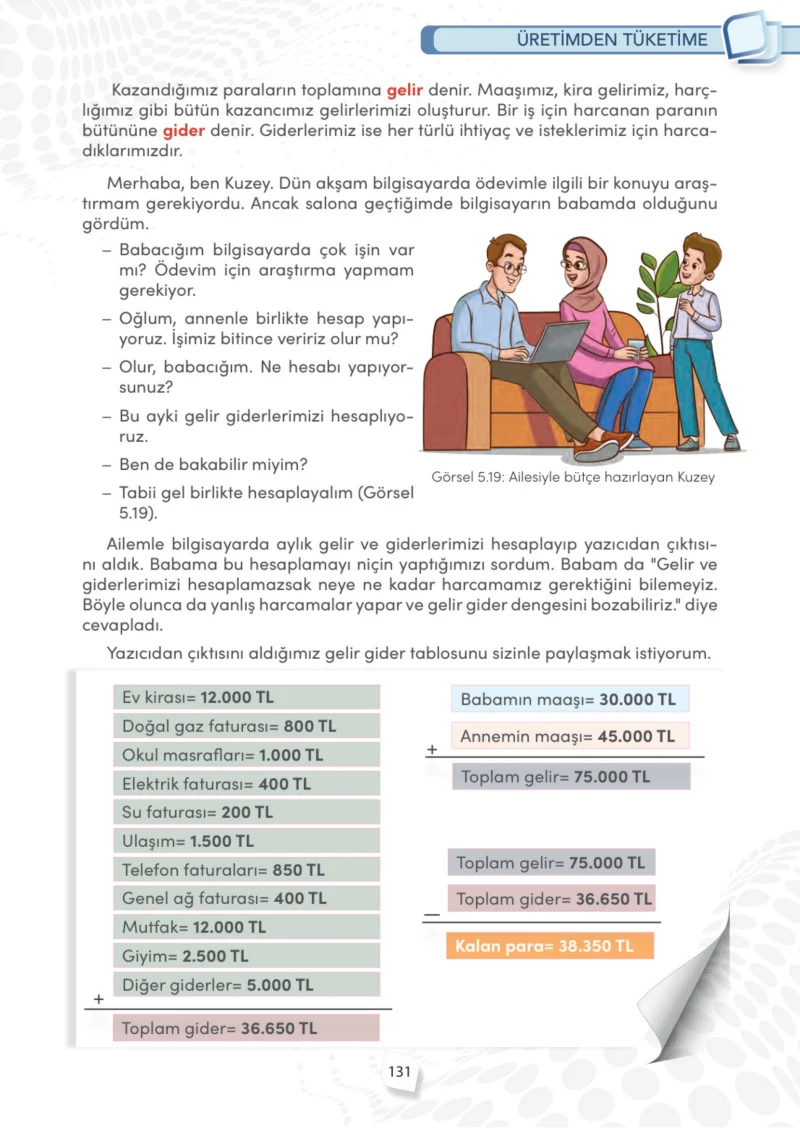 4. Sınıf Sosyal Bilgiler Ders Kitabı Cevapları Meb Yayınları Sayfa 131