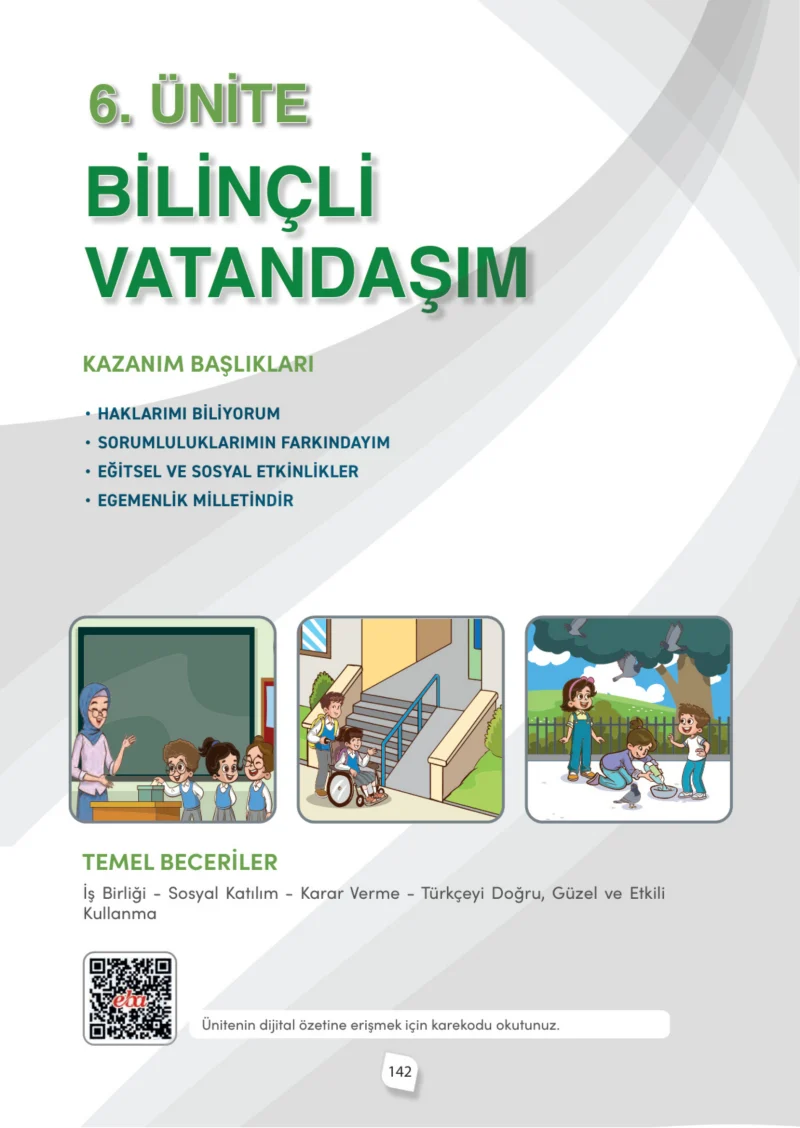 4. Sınıf Sosyal Bilgiler Ders Kitabı Cevapları Meb Yayınları Sayfa 142