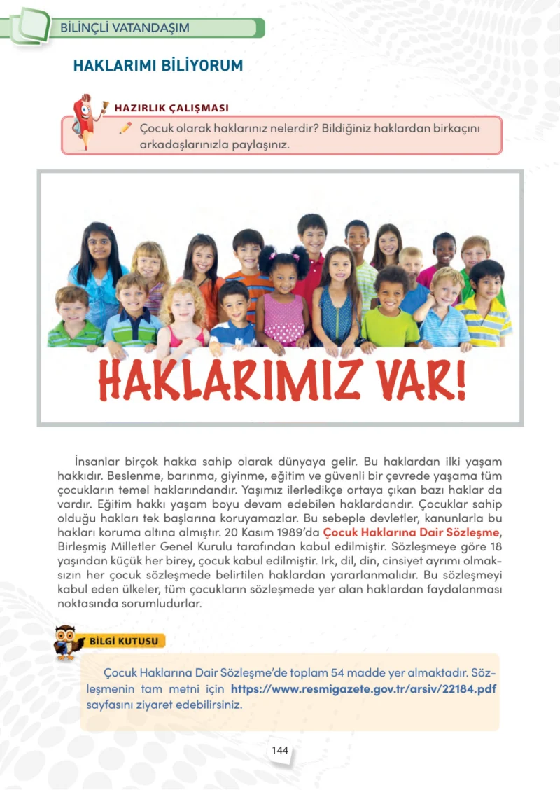4. Sınıf Sosyal Bilgiler Ders Kitabı Cevapları Meb Yayınları Sayfa 144