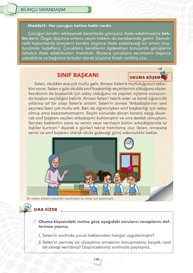 4. Sınıf Sosyal Bilgiler Ders Kitabı Cevapları Meb Yayınları Sayfa 146
