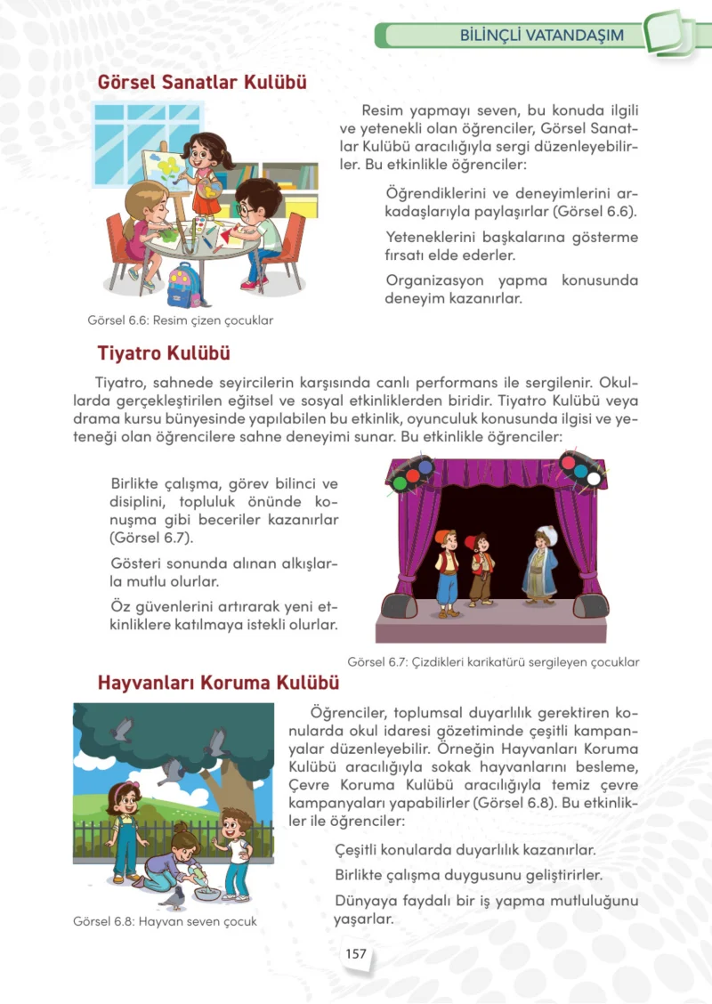 4. Sınıf Sosyal Bilgiler Ders Kitabı Cevapları Meb Yayınları Sayfa 157