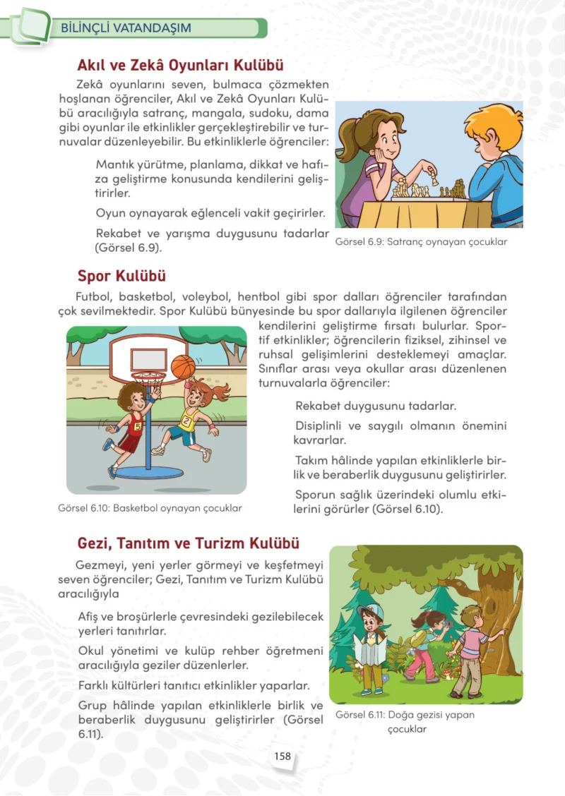 4. Sınıf Sosyal Bilgiler Ders Kitabı Cevapları Meb Yayınları Sayfa 158