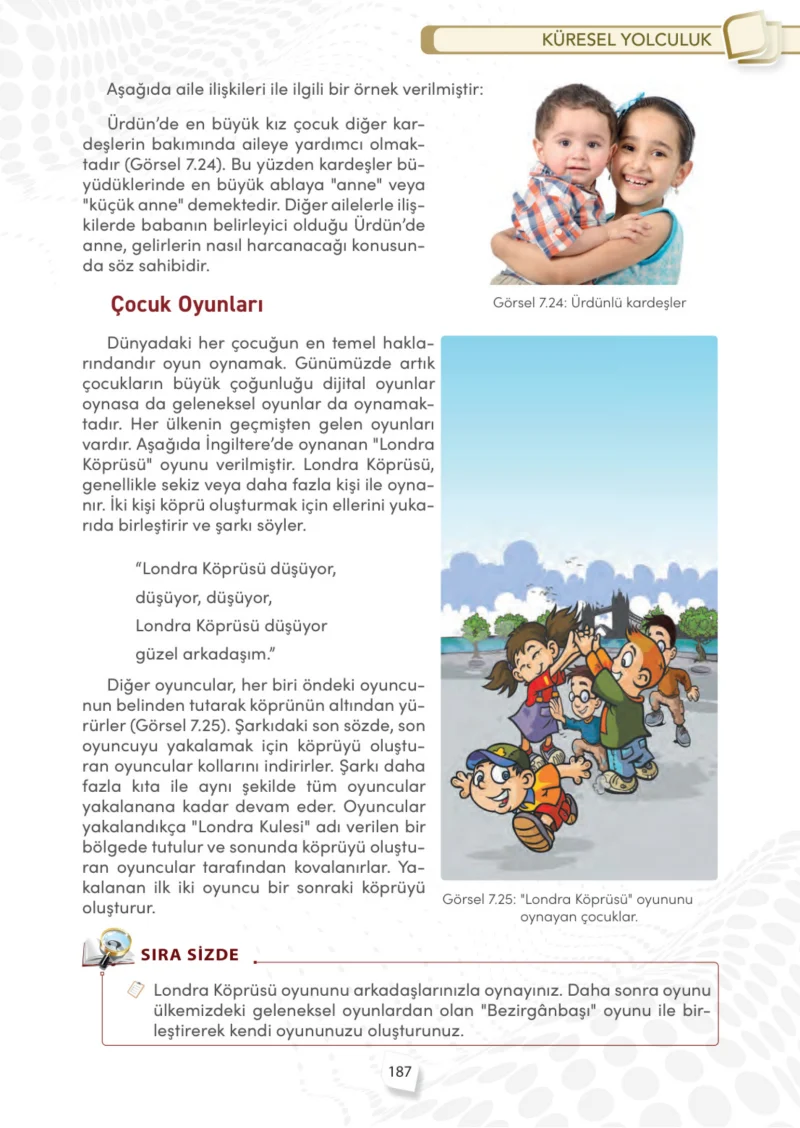 4. Sınıf Sosyal Bilgiler Ders Kitabı Cevapları Meb Yayınları Sayfa 187
