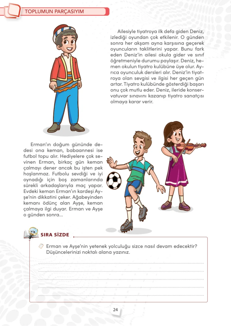 4. Sınıf Sosyal Bilgiler Ders Kitabı Cevapları Meb Yayınları Sayfa 24
