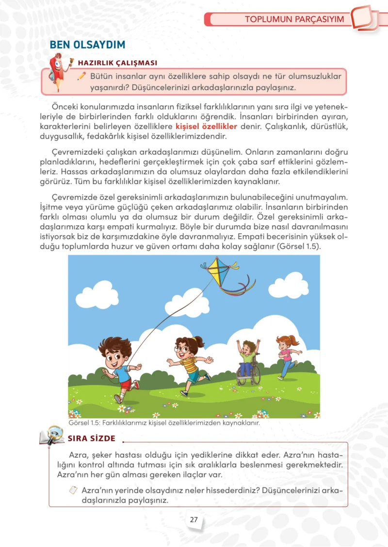 4. Sınıf Sosyal Bilgiler Ders Kitabı Cevapları Meb Yayınları Sayfa 27