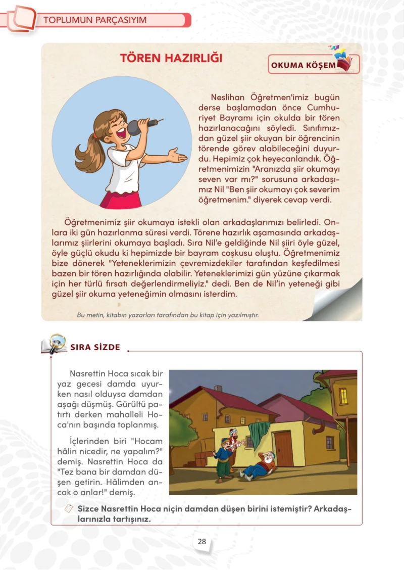 4. Sınıf Sosyal Bilgiler Ders Kitabı Cevapları Meb Yayınları Sayfa 28