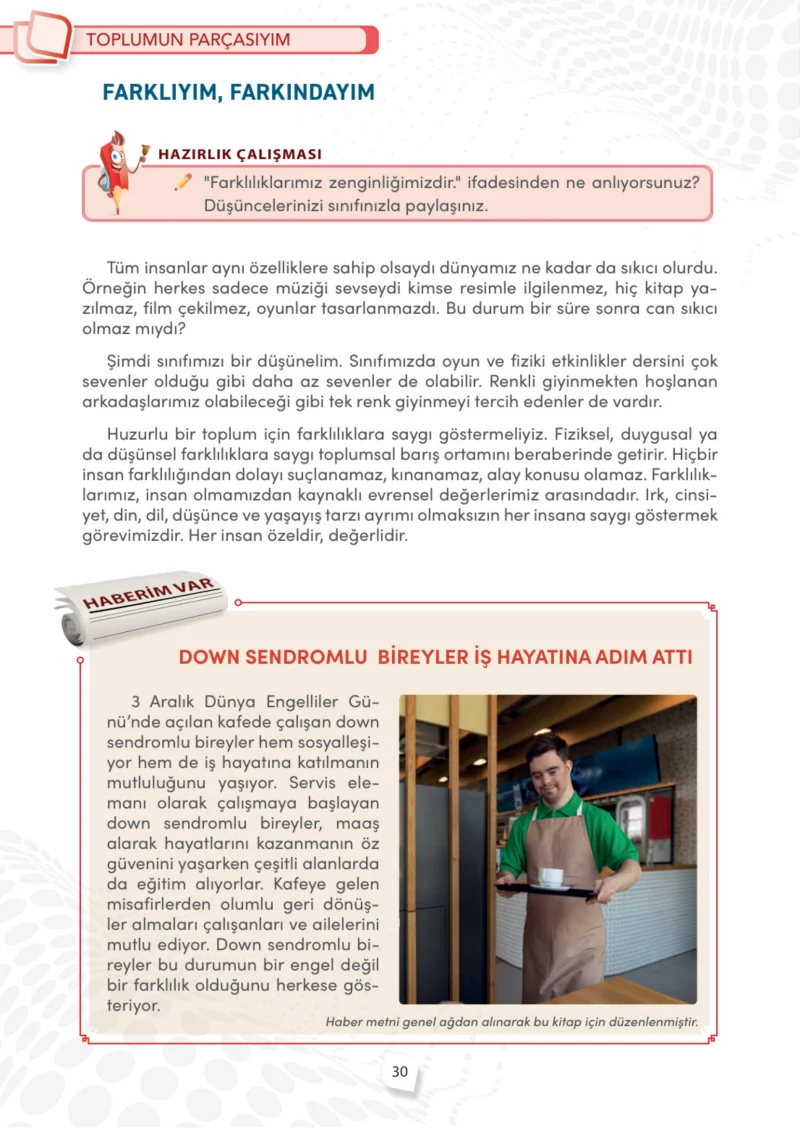 4. Sınıf Sosyal Bilgiler Ders Kitabı Cevapları Meb Yayınları Sayfa 30