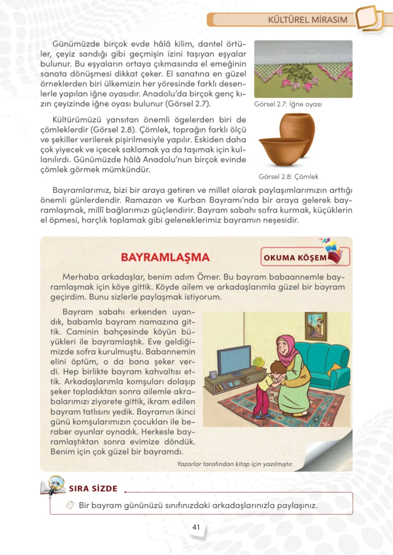 4. Sınıf Sosyal Bilgiler Ders Kitabı Cevapları Meb Yayınları Sayfa 41