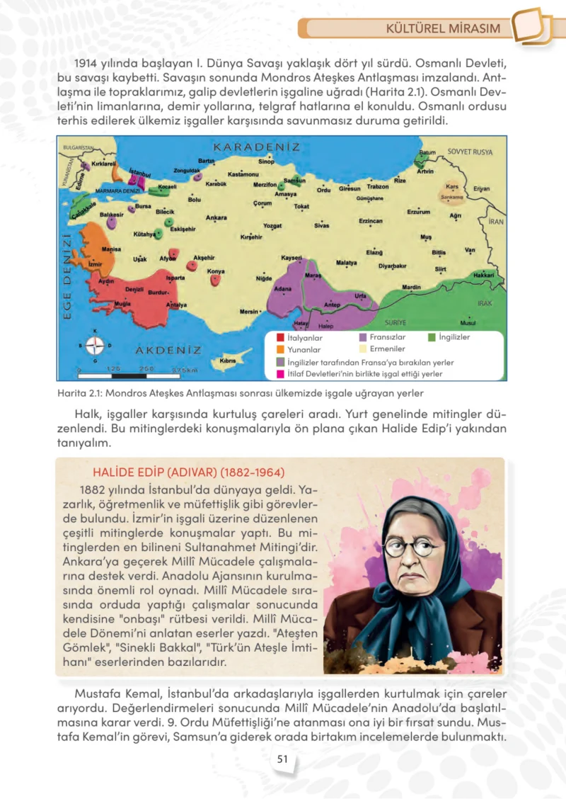 4. Sınıf Sosyal Bilgiler Ders Kitabı Cevapları Meb Yayınları Sayfa 51