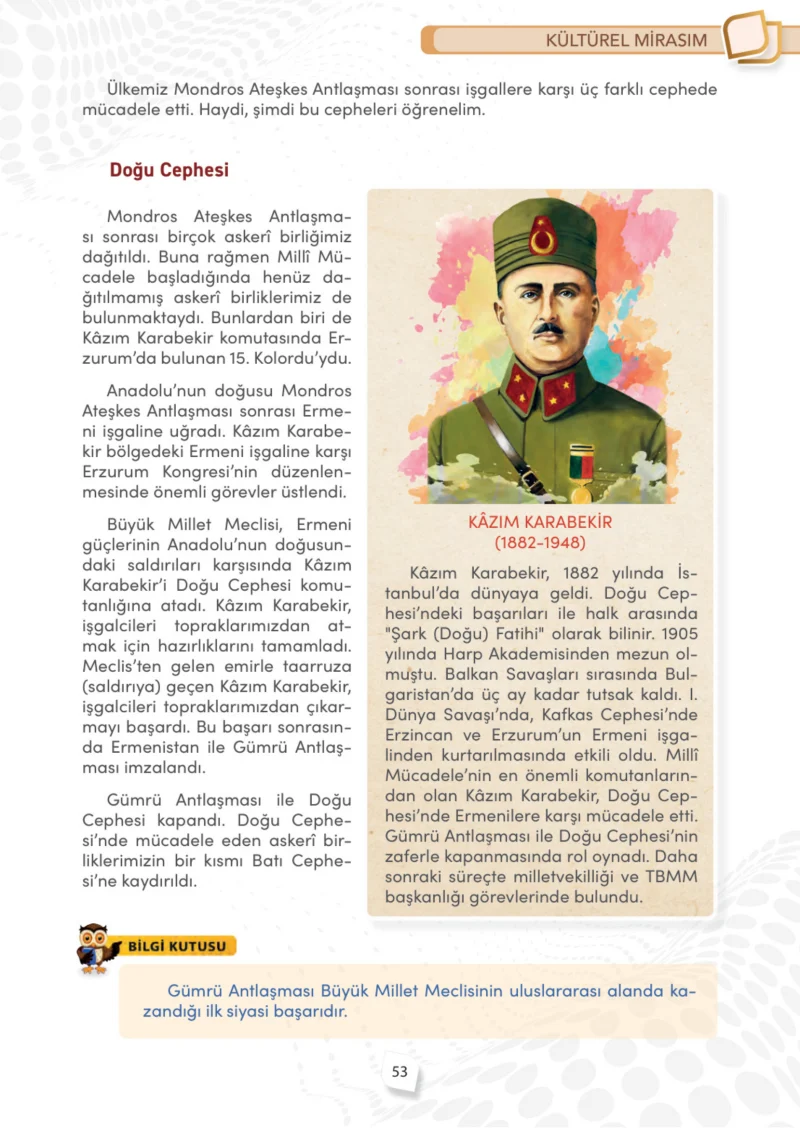 4. Sınıf Sosyal Bilgiler Ders Kitabı Cevapları Meb Yayınları Sayfa 53