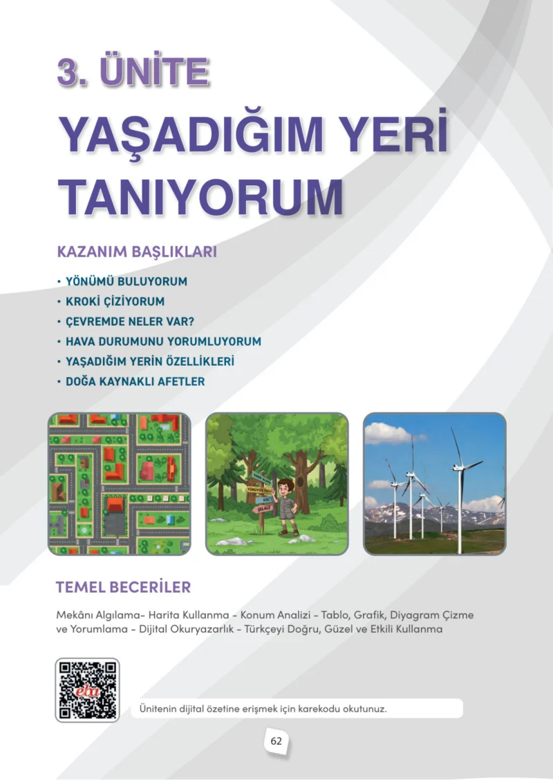 4. Sınıf Sosyal Bilgiler Ders Kitabı Cevapları Meb Yayınları Sayfa 62