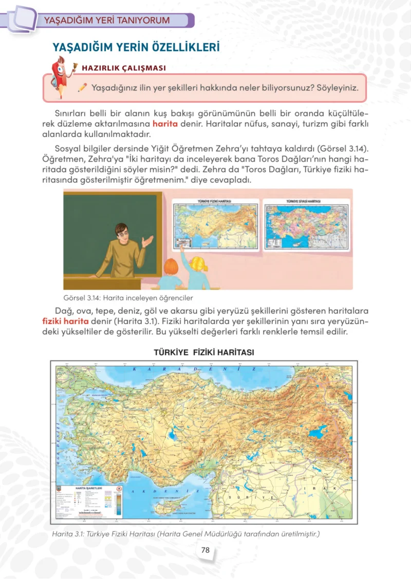 4. Sınıf Sosyal Bilgiler Ders Kitabı Cevapları Meb Yayınları Sayfa 78