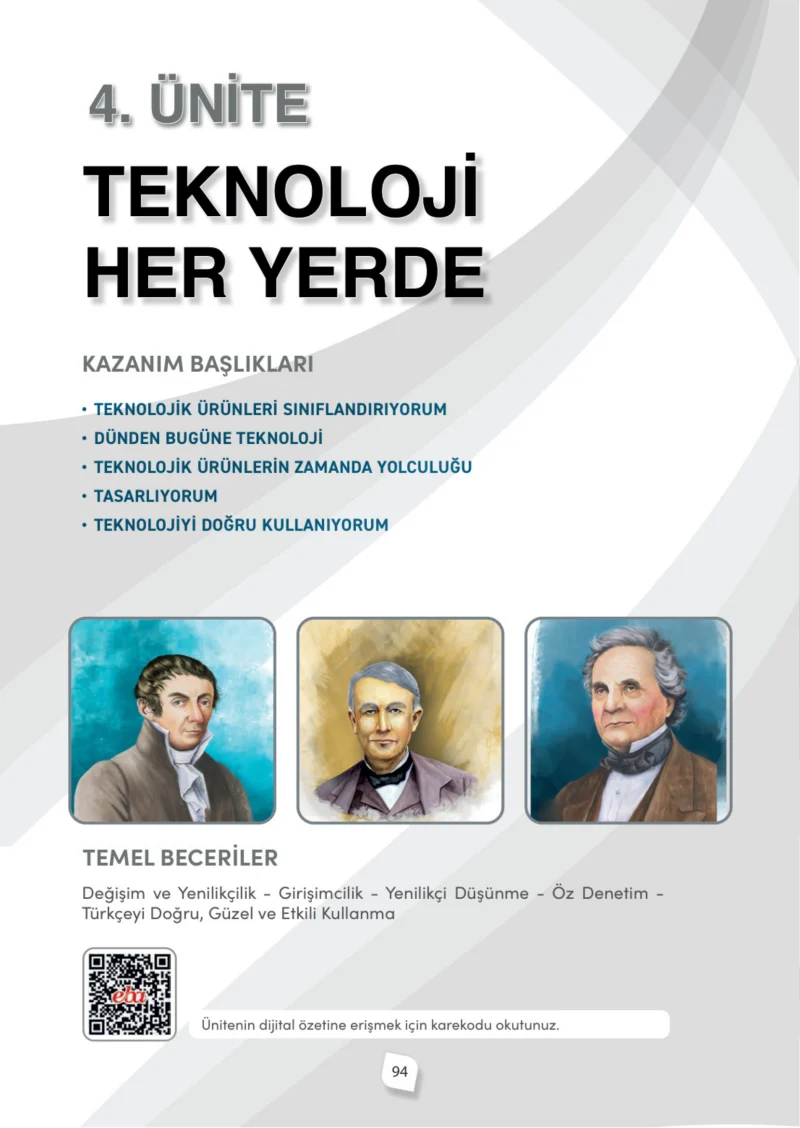 4. Sınıf Sosyal Bilgiler Ders Kitabı Cevapları Meb Yayınları Sayfa 94