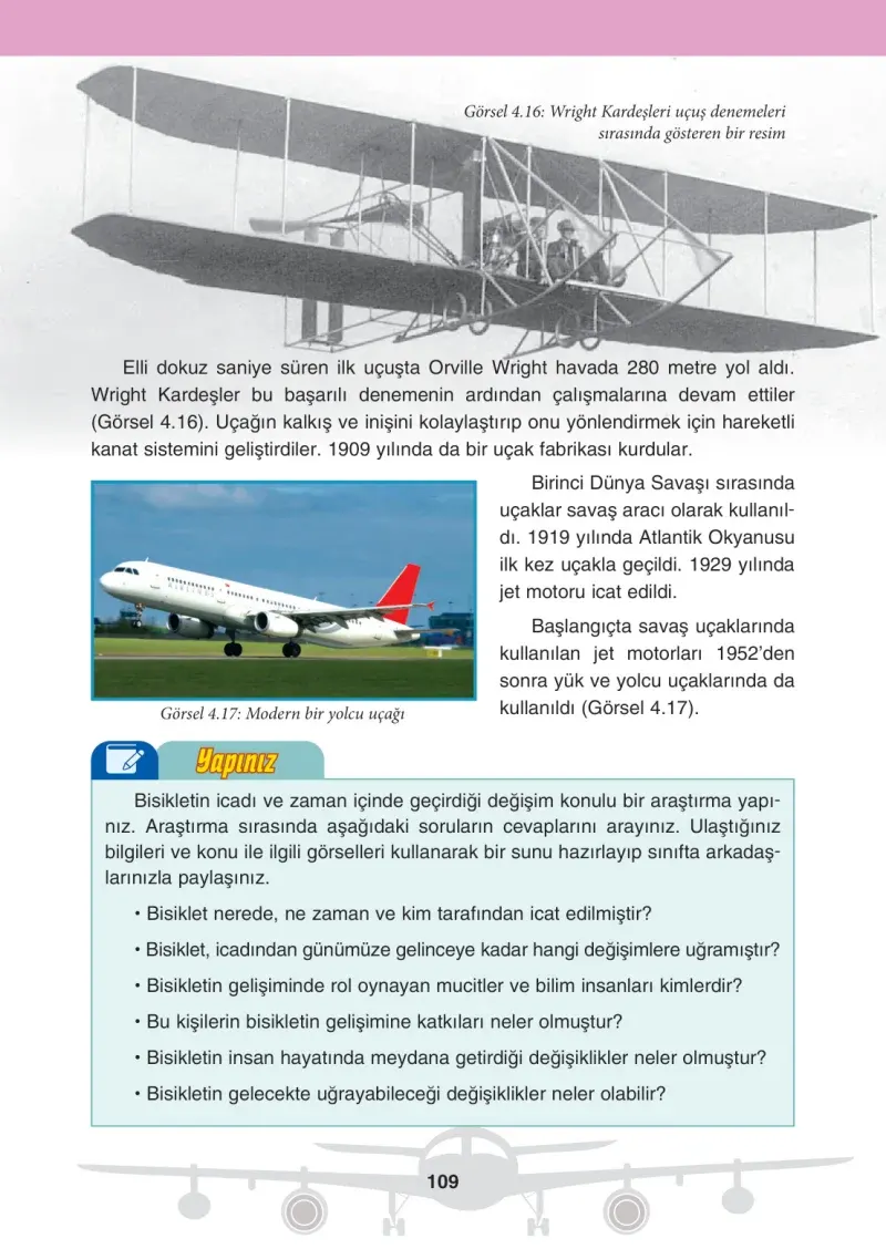 4. Sınıf Sosyal Bilgiler Ders Kitabı Cevapları Tuna Matbaacılık Sayfa 109
