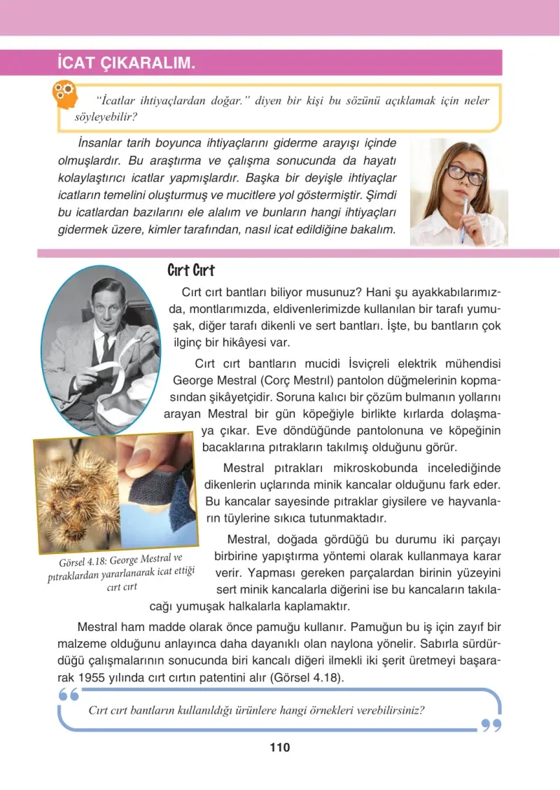 4. Sınıf Sosyal Bilgiler Ders Kitabı Cevapları Tuna Matbaacılık Sayfa 110