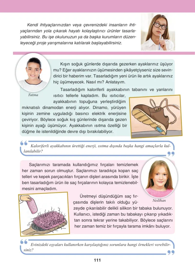 4. Sınıf Sosyal Bilgiler Ders Kitabı Cevapları Tuna Matbaacılık Sayfa 111