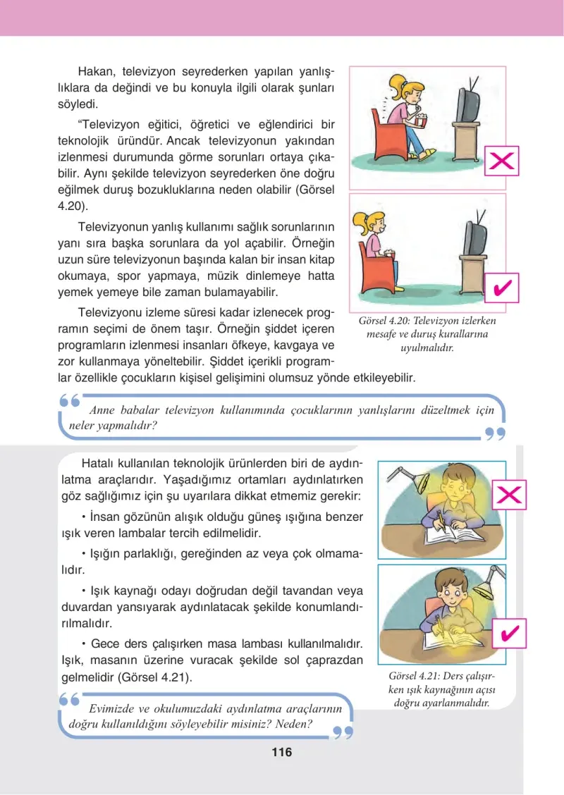 4. Sınıf Sosyal Bilgiler Ders Kitabı Cevapları Tuna Matbaacılık Sayfa 116