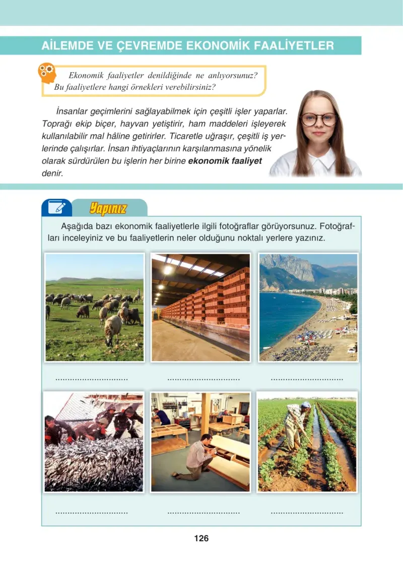 4. Sınıf Sosyal Bilgiler Ders Kitabı Cevapları Tuna Matbaacılık Sayfa 126