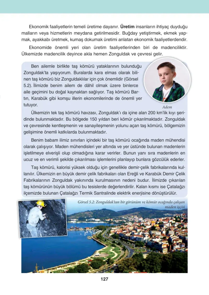 4. Sınıf Sosyal Bilgiler Ders Kitabı Cevapları Tuna Matbaacılık Sayfa 127