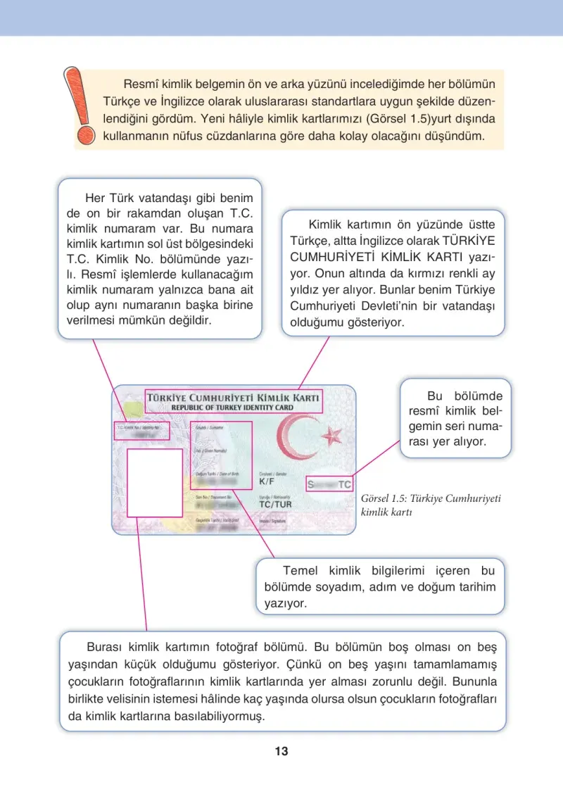 4. Sınıf Sosyal Bilgiler Ders Kitabı Cevapları Tuna Matbaacılık Sayfa 13