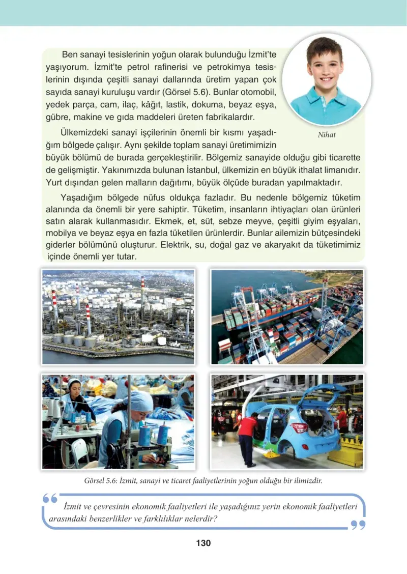 4. Sınıf Sosyal Bilgiler Ders Kitabı Cevapları Tuna Matbaacılık Sayfa 130