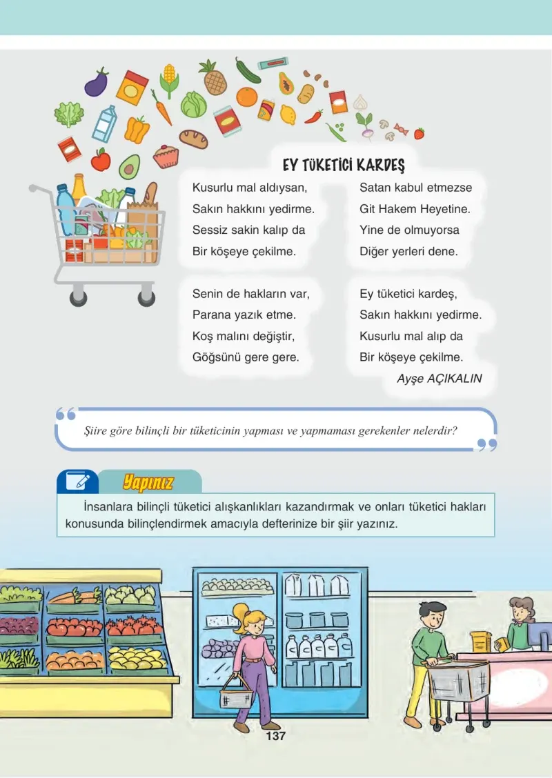 4. Sınıf Sosyal Bilgiler Ders Kitabı Cevapları Tuna Matbaacılık Sayfa 137