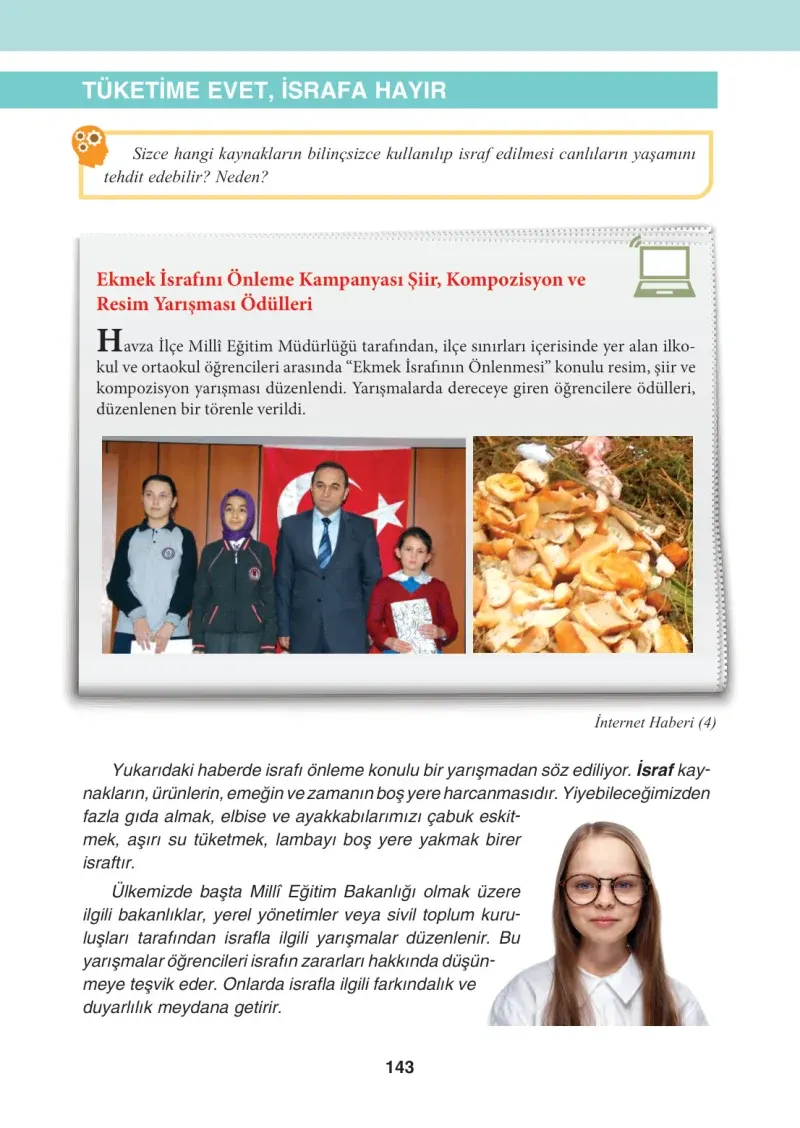 4. Sınıf Sosyal Bilgiler Ders Kitabı Cevapları Tuna Matbaacılık Sayfa 143