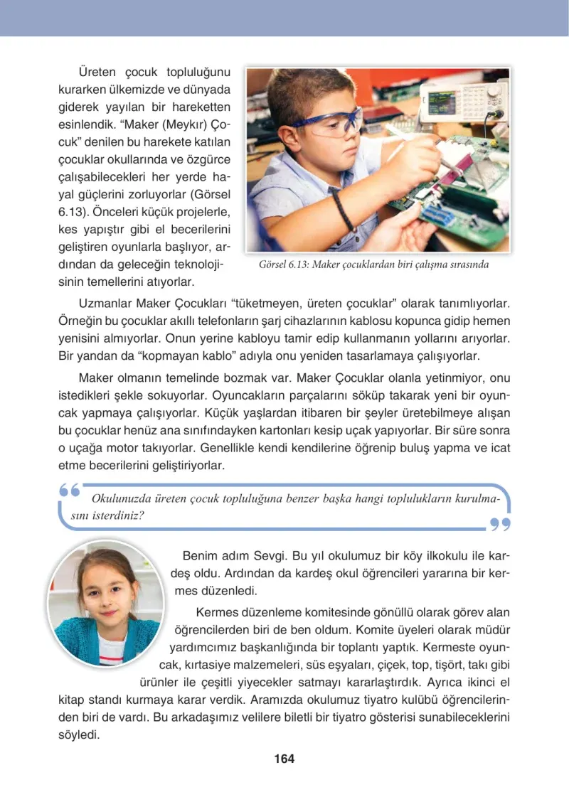 4. Sınıf Sosyal Bilgiler Ders Kitabı Cevapları Tuna Matbaacılık Sayfa 164