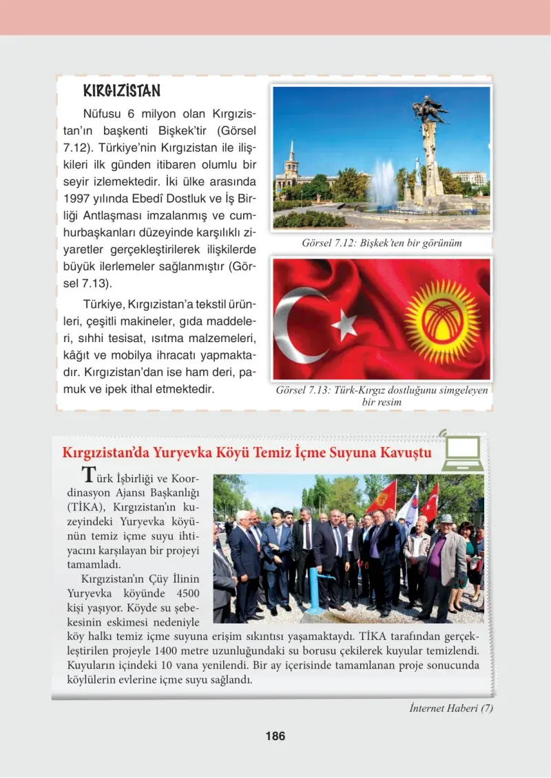 4. Sınıf Sosyal Bilgiler Ders Kitabı Cevapları Tuna Matbaacılık Sayfa 186