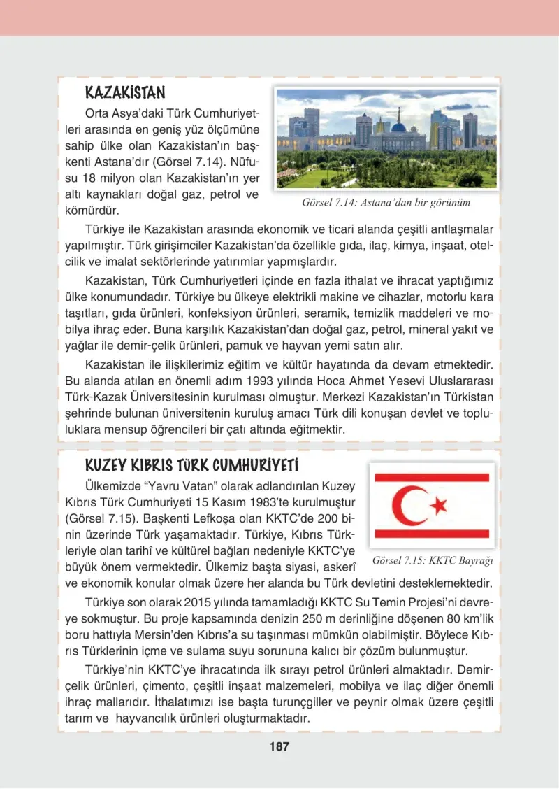 4. Sınıf Sosyal Bilgiler Ders Kitabı Cevapları Tuna Matbaacılık Sayfa 187