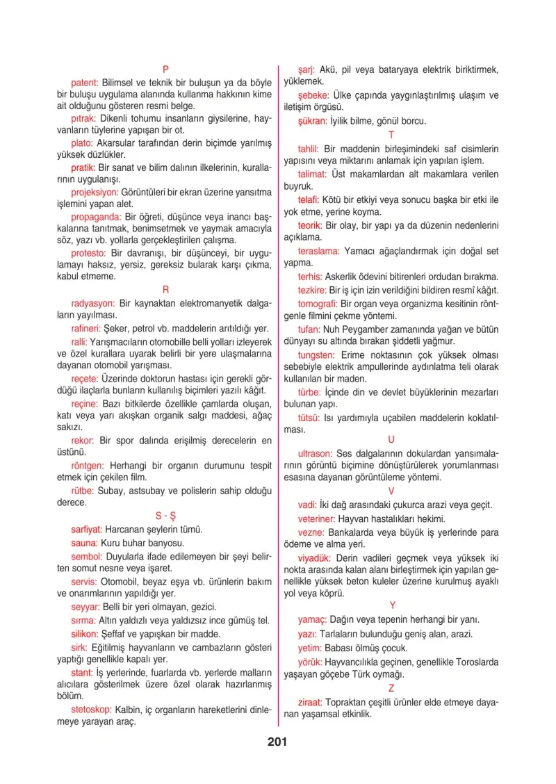 4. Sınıf Sosyal Bilgiler Ders Kitabı Cevapları Tuna Matbaacılık Sayfa 201