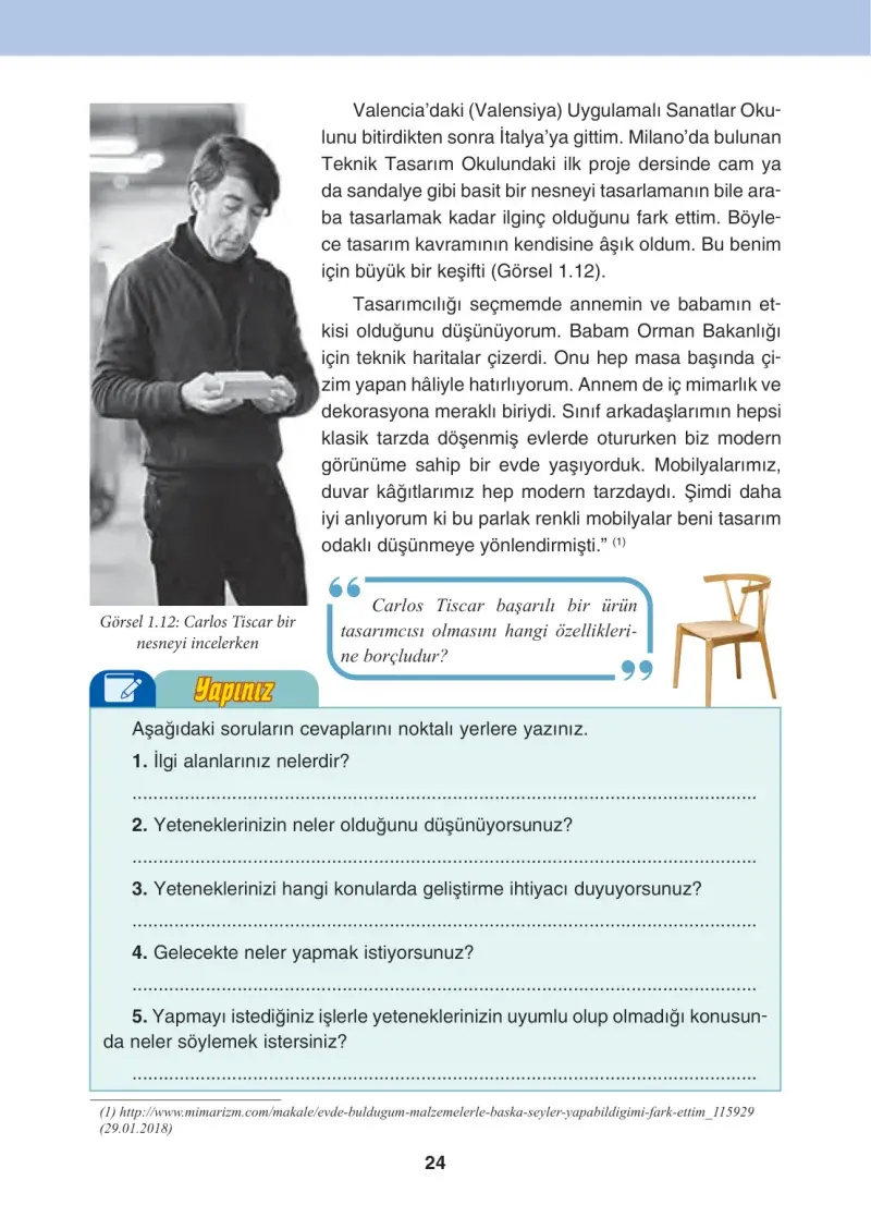 4. Sınıf Sosyal Bilgiler Ders Kitabı Cevapları Tuna Matbaacılık Sayfa 24