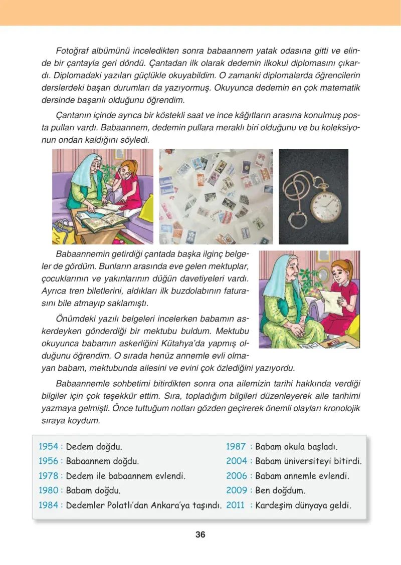 4. Sınıf Sosyal Bilgiler Ders Kitabı Cevapları Tuna Matbaacılık Sayfa 36