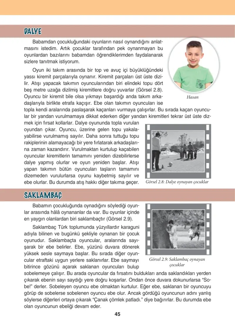 4. Sınıf Sosyal Bilgiler Ders Kitabı Cevapları Tuna Matbaacılık Sayfa 45