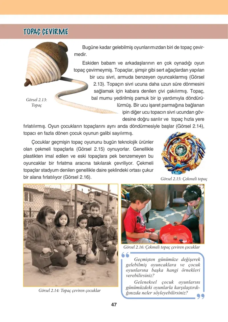 4. Sınıf Sosyal Bilgiler Ders Kitabı Cevapları Tuna Matbaacılık Sayfa 47
