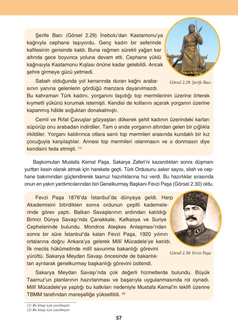 4. Sınıf Sosyal Bilgiler Ders Kitabı Cevapları Tuna Matbaacılık Sayfa 57