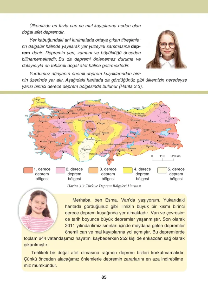 4. Sınıf Sosyal Bilgiler Ders Kitabı Cevapları Tuna Matbaacılık Sayfa 85