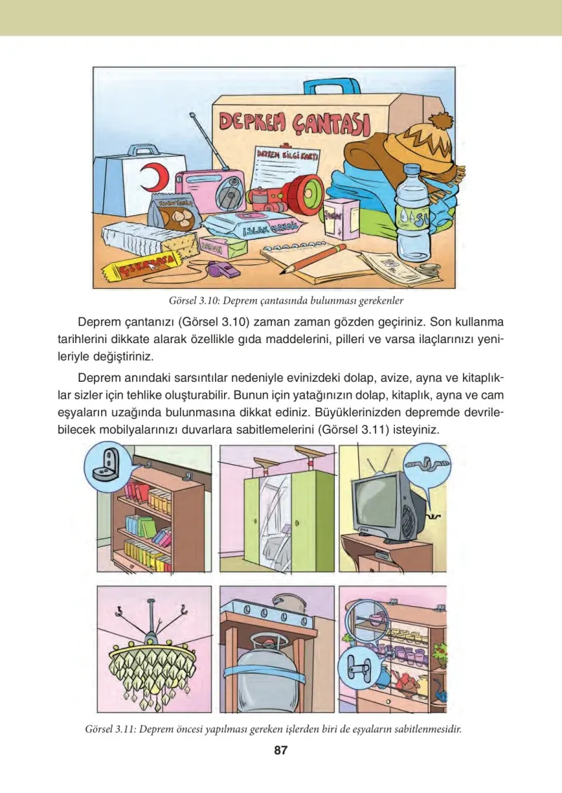 4. Sınıf Sosyal Bilgiler Ders Kitabı Cevapları Tuna Matbaacılık Sayfa 87