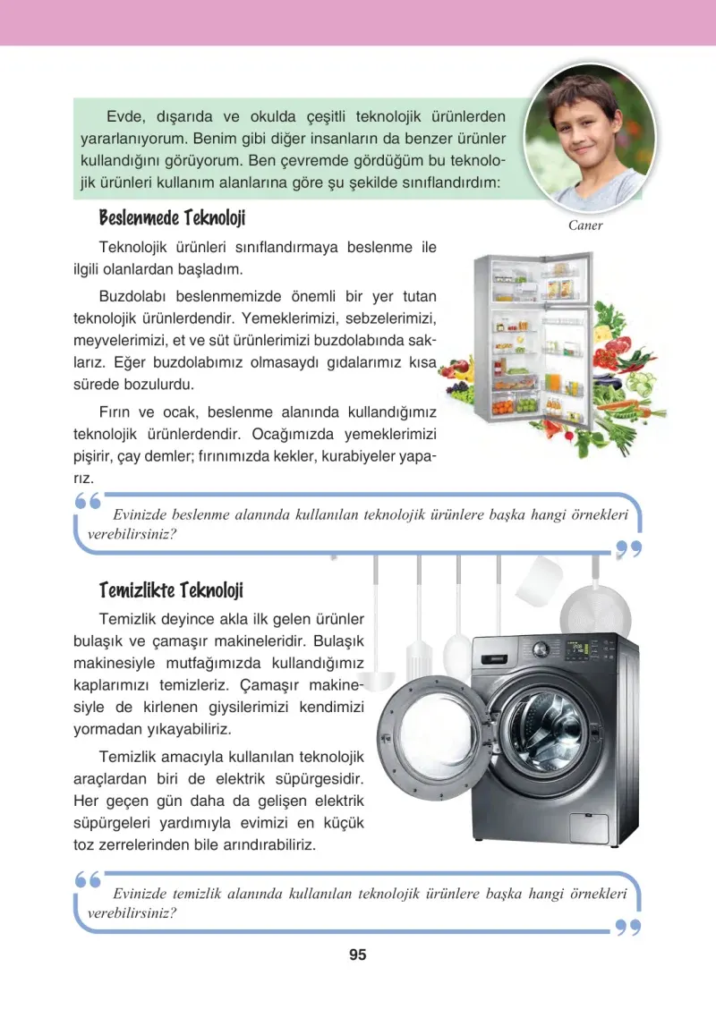 4. Sınıf Sosyal Bilgiler Ders Kitabı Cevapları Tuna Matbaacılık Sayfa 95
