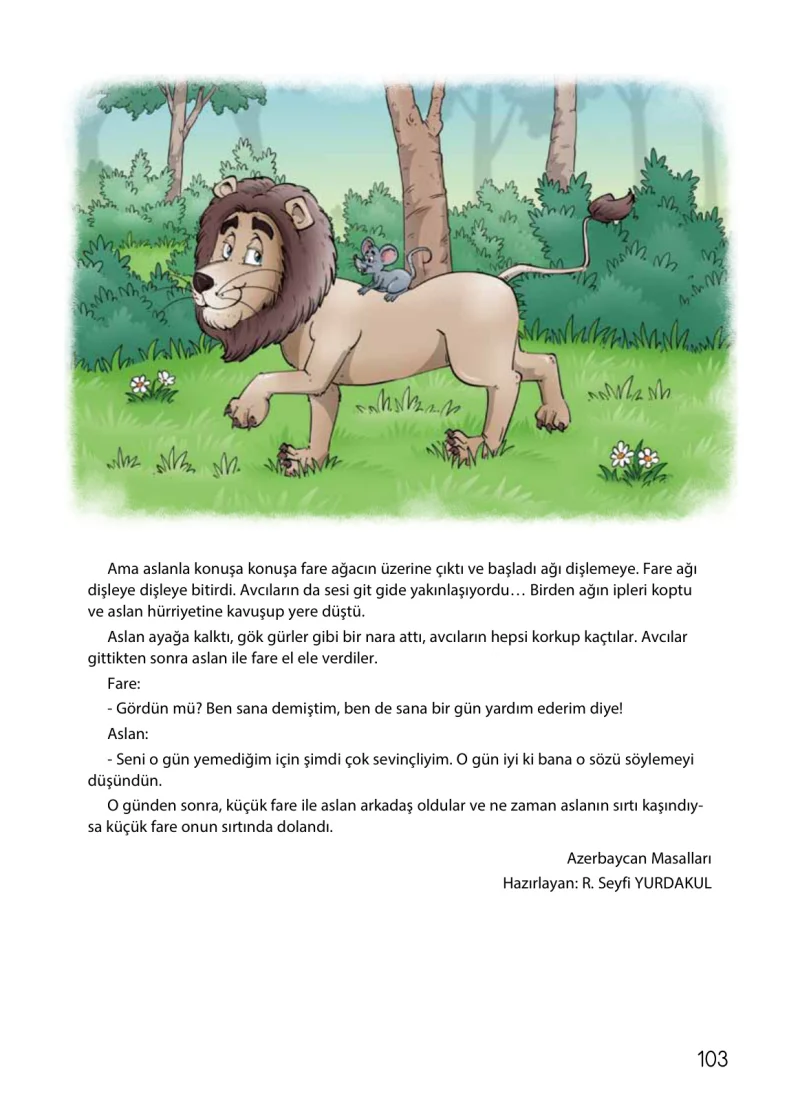4. Sınıf Türkçe Ders Kitabı Cevapları Koza Yayınları Sayfa 103
