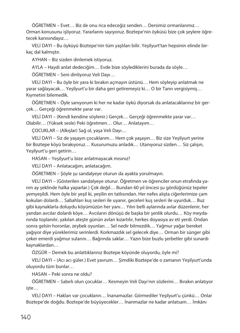 4. Sınıf Türkçe Ders Kitabı Cevapları Koza Yayınları Sayfa 140