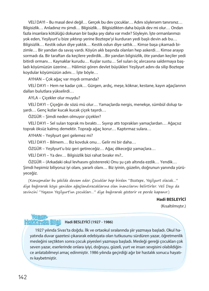 4. Sınıf Türkçe Ders Kitabı Cevapları Koza Yayınları Sayfa 142