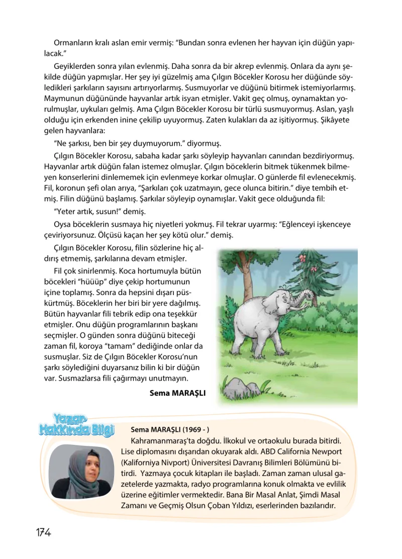 4. Sınıf Türkçe Ders Kitabı Cevapları Koza Yayınları Sayfa 174