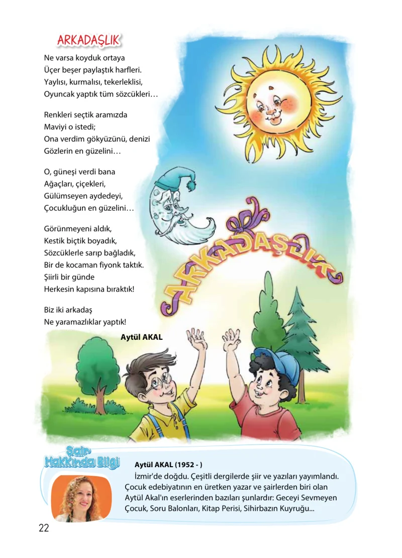 4. Sınıf Türkçe Ders Kitabı Cevapları Koza Yayınları Sayfa 22