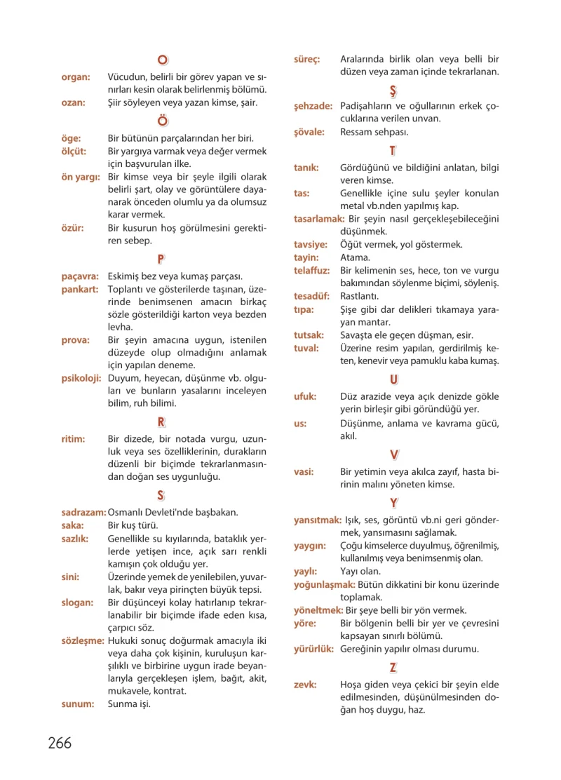 4. Sınıf Türkçe Ders Kitabı Cevapları Koza Yayınları Sayfa 266