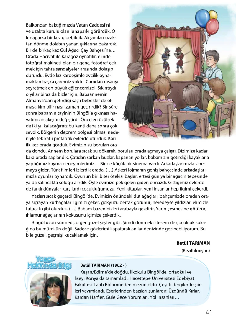 4. Sınıf Türkçe Ders Kitabı Cevapları Koza Yayınları Sayfa 41
