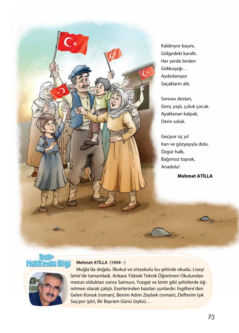 4. Sınıf Türkçe Ders Kitabı Cevapları Koza Yayınları Sayfa 73